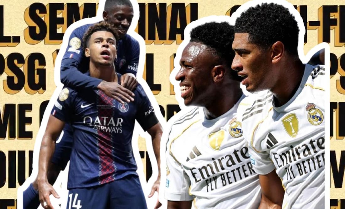 PSG vs Real Madrid Semifinal del Mundial de Clubes 2025. Foto: (Especial)