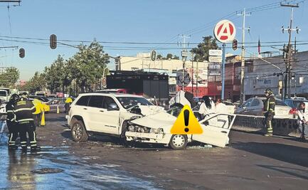 Muere hombre tras ser embestido varios metros por una camioneta en calzada Ermita Iztapalapa
