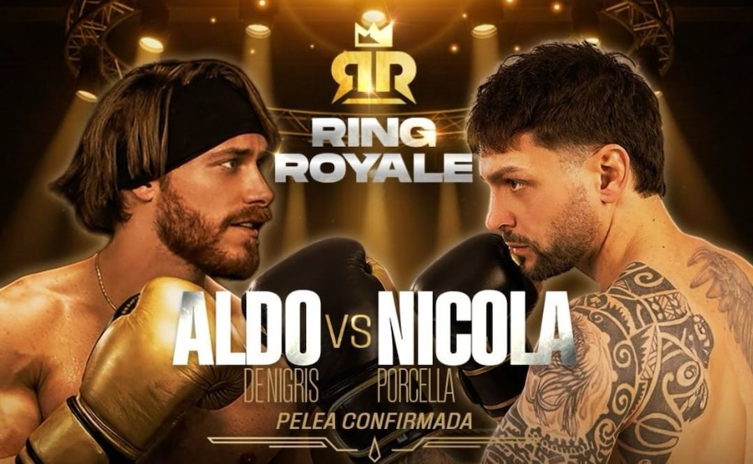 Aldo De Nigris le canta un tiro a Nicola Porcella en Ring Royale ¿Quién ganará?. Foto: (Redes Sociales)