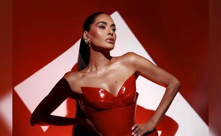 Galilea Montijo luce cuerpazo con ajustado vestido rojo, ¿podrás ver las fotos sin babear?