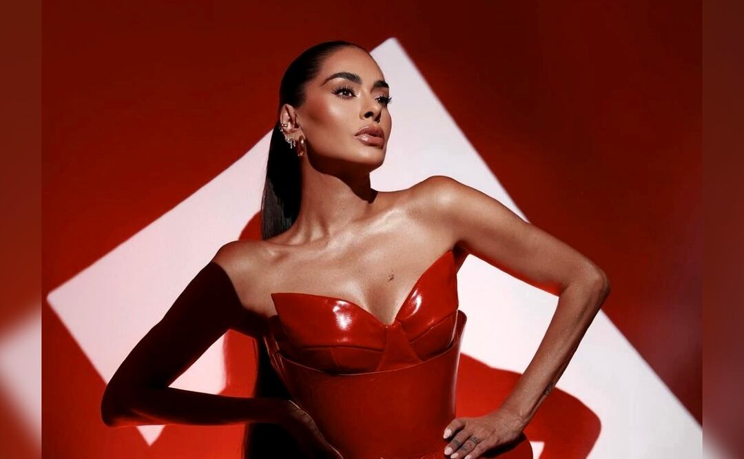 Vestido rojo Galilea Montijo, en gala de nominaciones de LCDLFM3