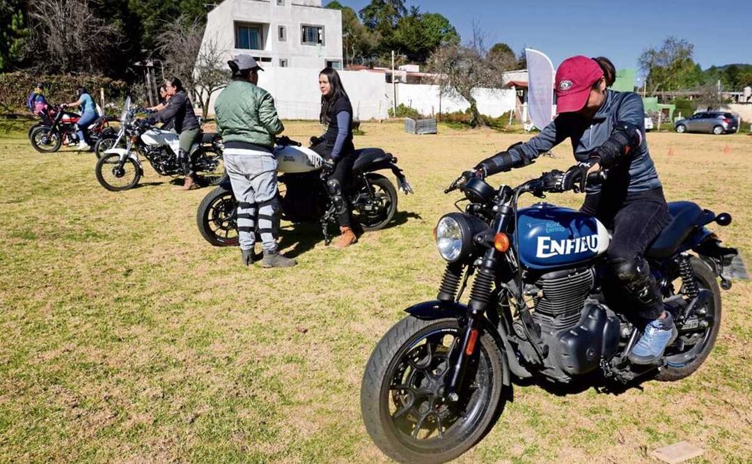 Mujeres bikers demuestran su empoderamiento y vencen sus miedos