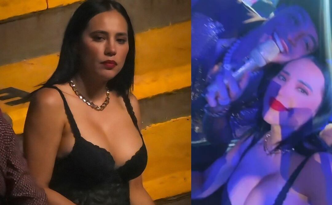 Sandra Cuevas en concierto de Grupo Firme. Foto: (Redes Sociales)