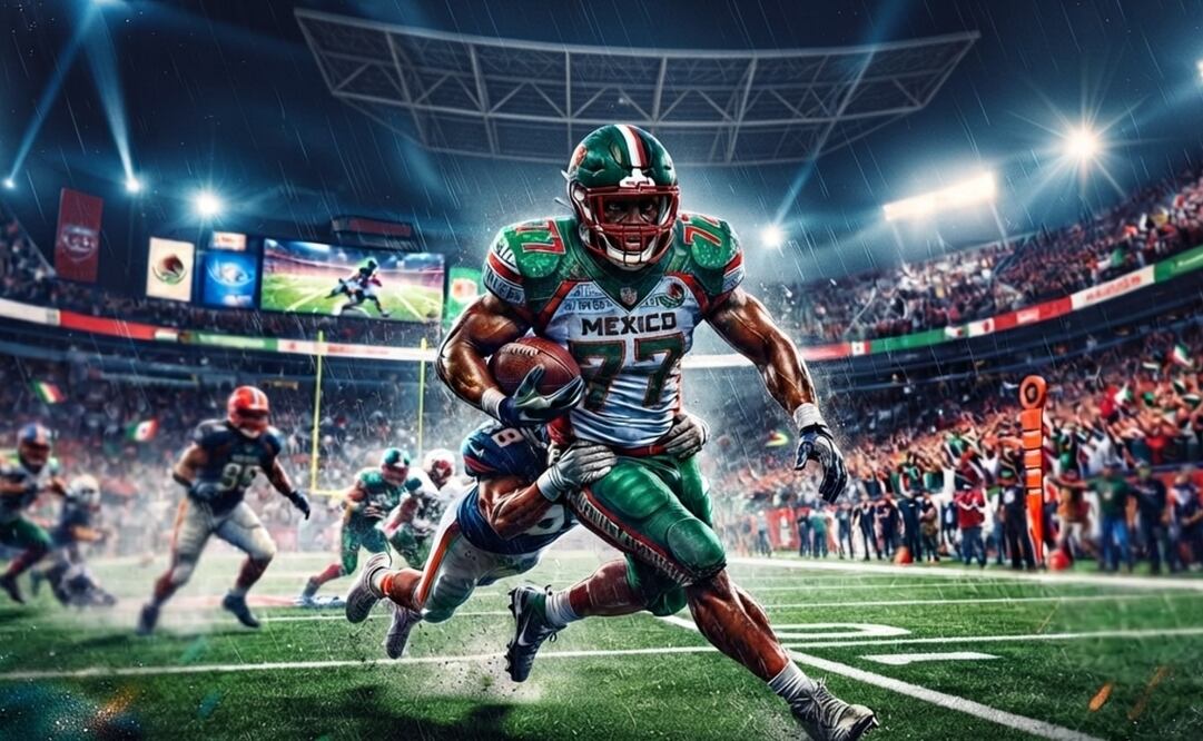 En la NFL la sangre mexicana corre por los emparrillados
(Foto: Generada por IA / Gemini)