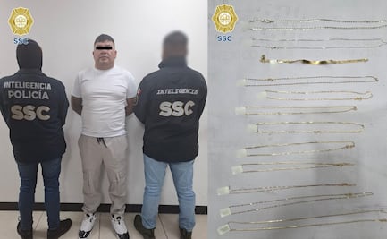 Detienen a presunto ladrón de joyería en la Cuauhtémoc, traía 36 bolsitas con hierba