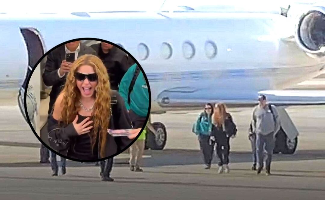 Shakira aterriza en el AIFA y sus fans ya la tratan como “hermana” mexicana 