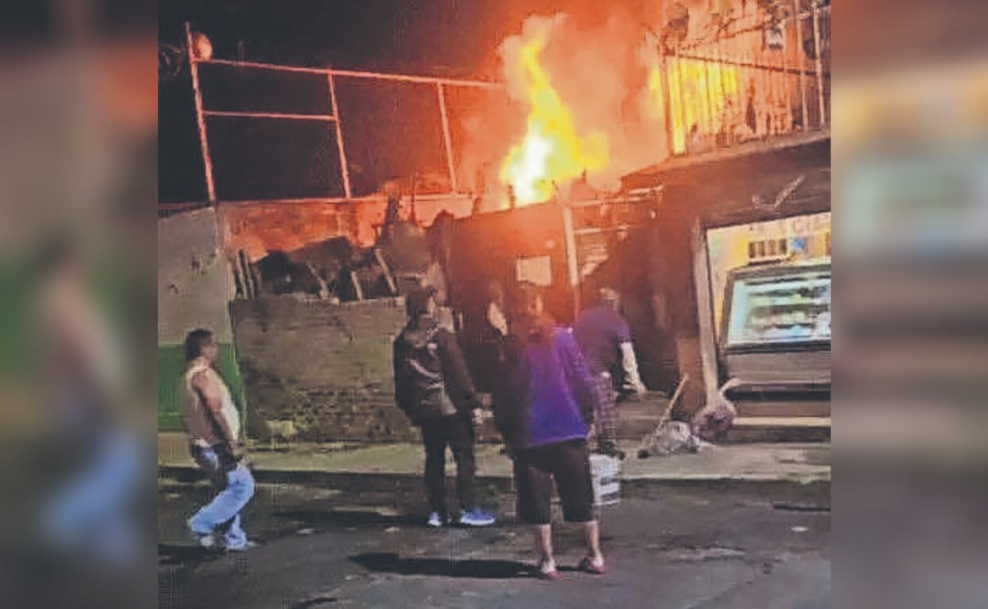 Foto: Especiales (Rescatan a 10 perritos de las llamas en incendio de Iztapalapa, 5 no sobrevivieron)