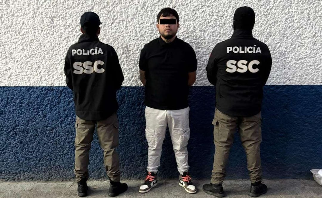 Foto: Especiales (Detienen a el “Cabezón” de la Unión Tepito, en Naucalpan)