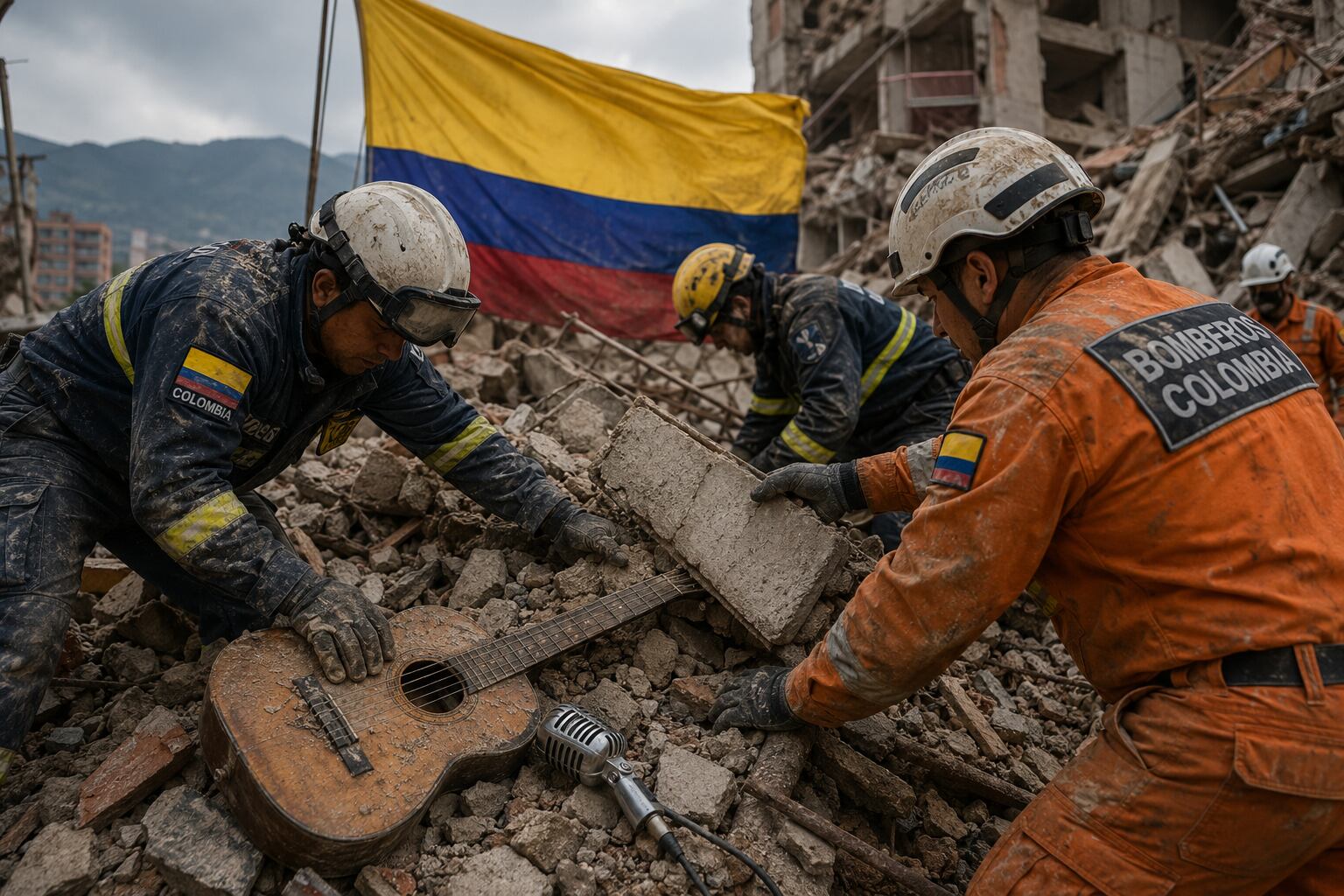 ⁠Tragedia en Colombia: músico muere tras el sismo de 7,4 que sacudió al país 