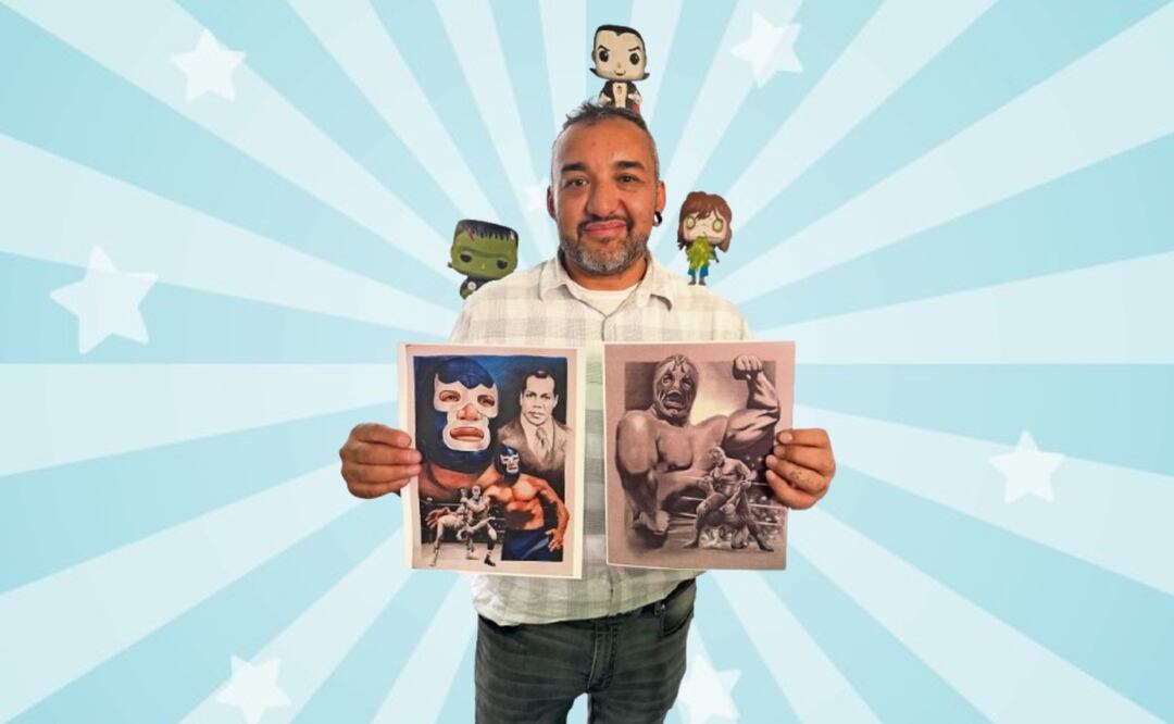 Murales de la Lucha Libre en México. Foto: (Sergio Trejo. El Gráfico)