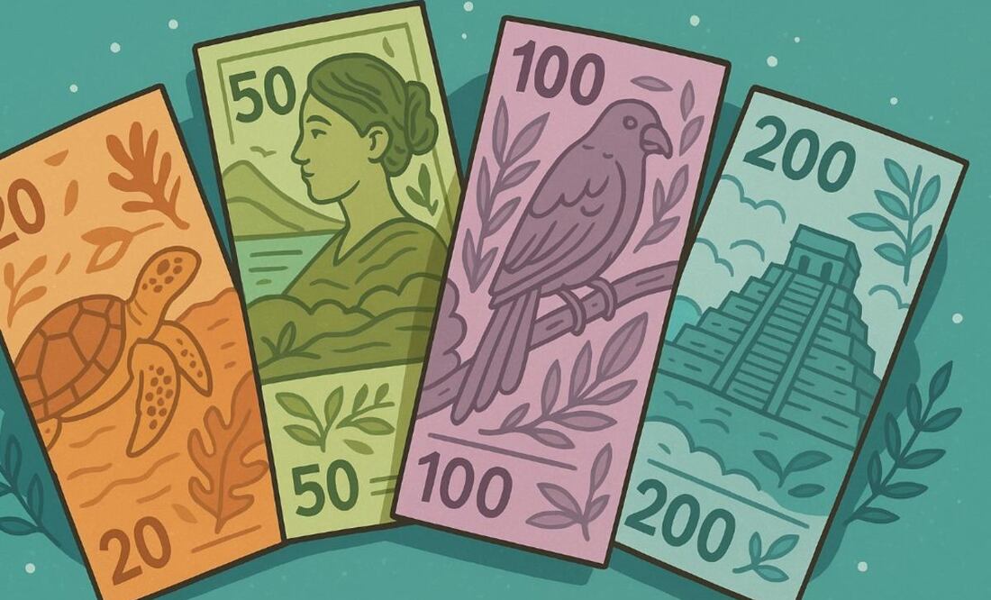 Los billetes más bonitos del mundo. Foto: (IA)