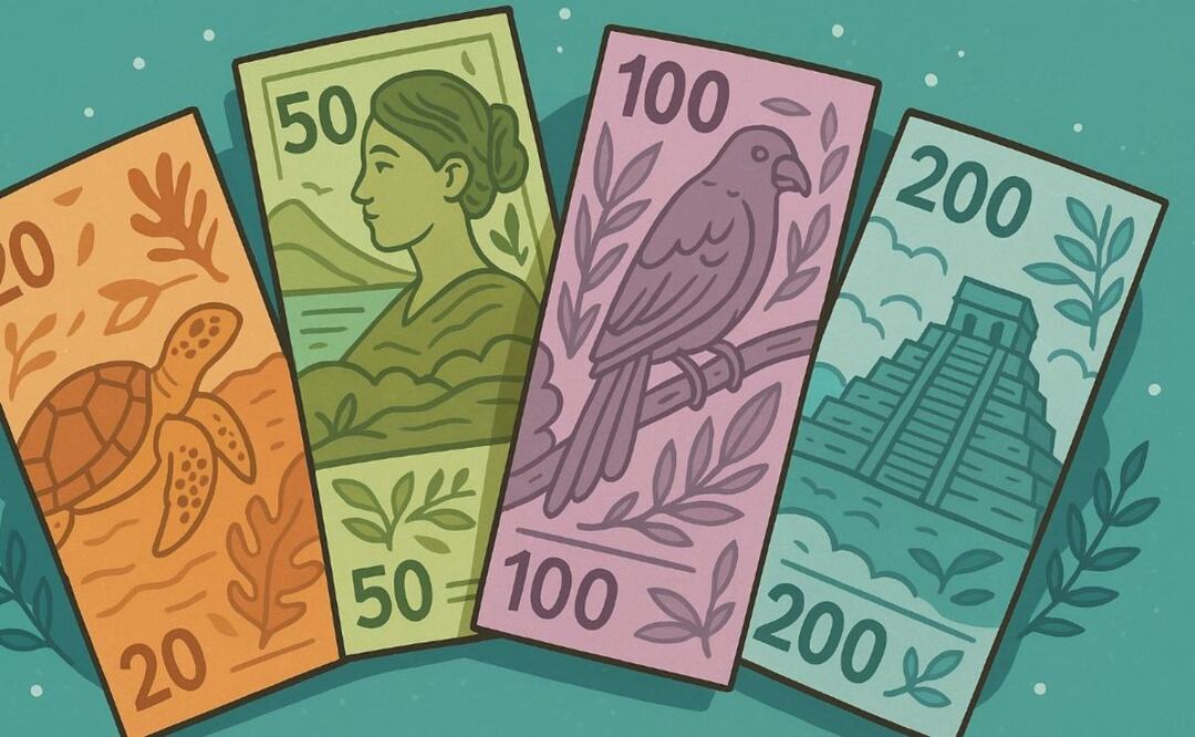 Los billetes más bonitos del mundo. Foto: (IA)