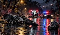 Biker sin casco derrapa hacia el otro mundo, en Álvaro Obregón