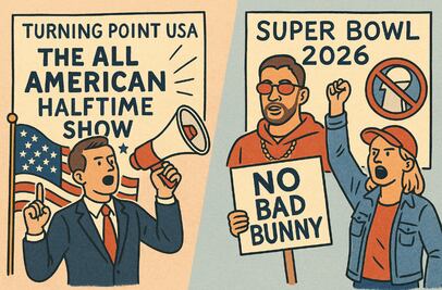 Organizan "huérfanos" de Charlie Kirk su versión del show de medio tiempo para el Super Bowl