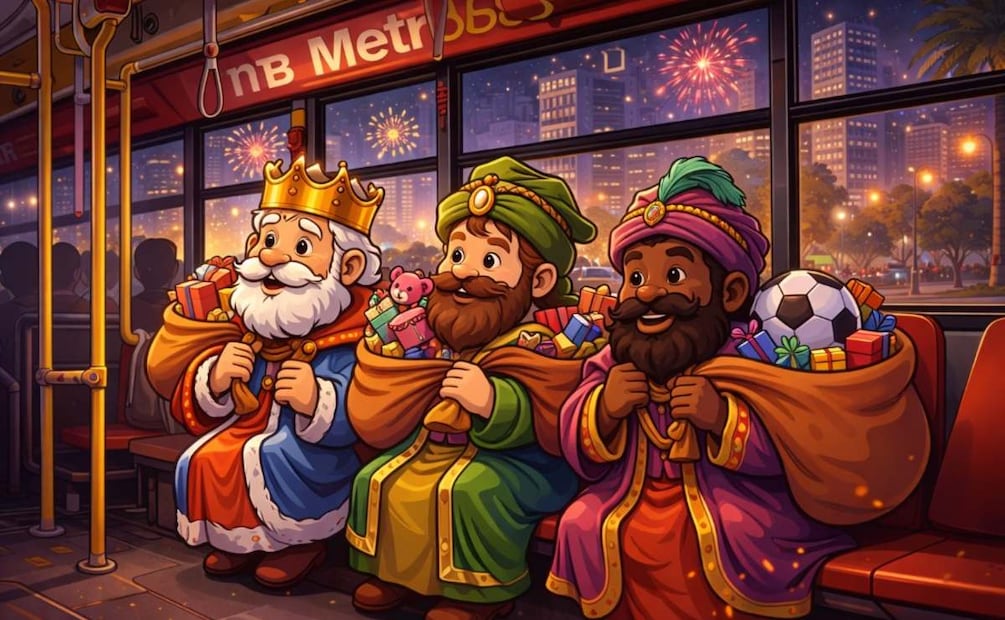 Transporte de madrugada para apoyar a los Reyes Magos en CDMX: Horarios y Rutas. Foto: (IA)