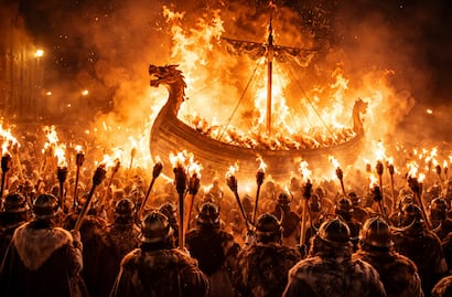 Así es Up Helly Aa, el ritual vikingo más impresionante de Europa para despedir el año