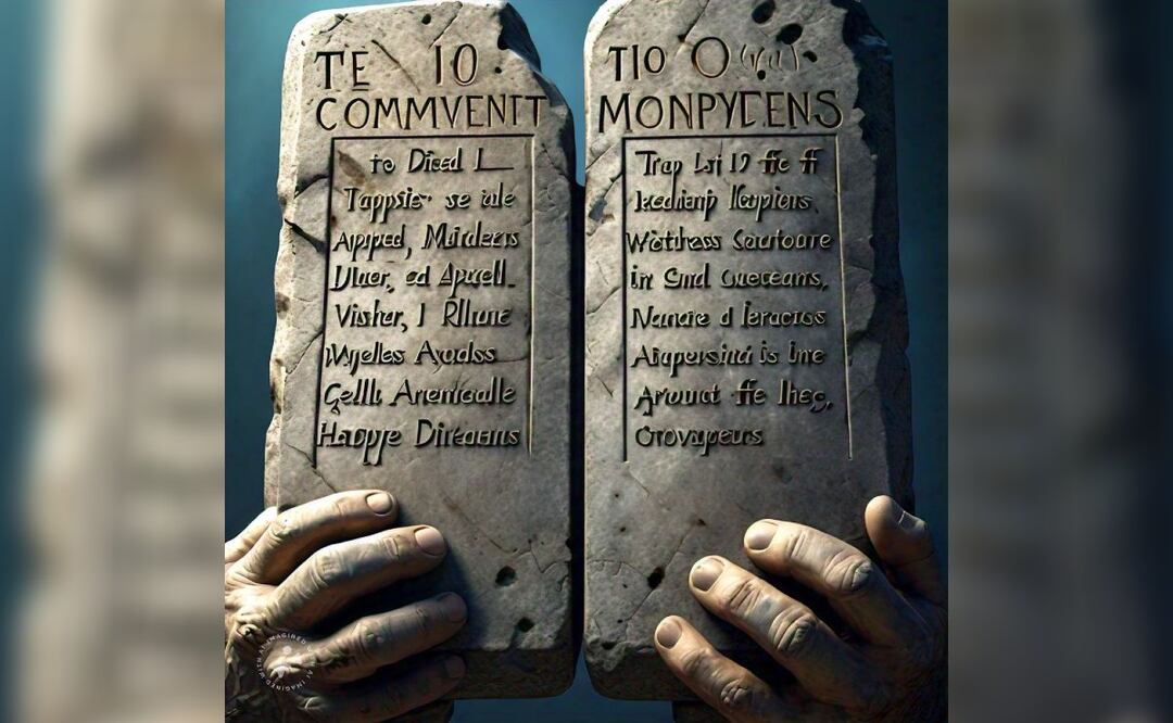 ¿Cuáles son los 10 mandamientos, según La Biblia?