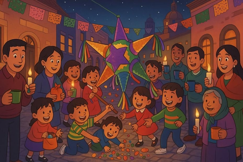 ¿Organizarás una posada navideña? Estos son los elementos que no pueden faltar y su significado. Foto: (IA)