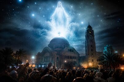 La noche en que miles aseguraron ver a la Virgen María sobre una iglesia en Egipto