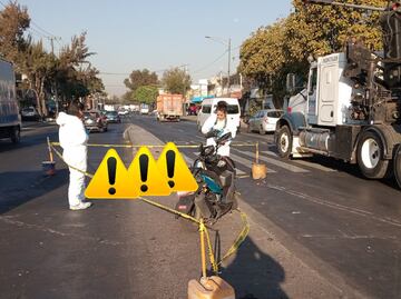 Muere joven motociclista en Iztapalapa: ni el casco pudo salvarlo
