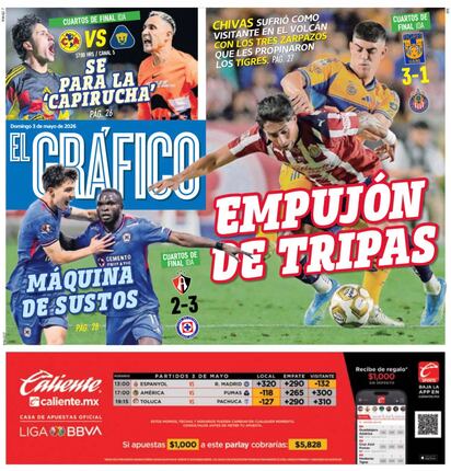 Portada El Gráfico | Domingo 3 de mayo de 2026