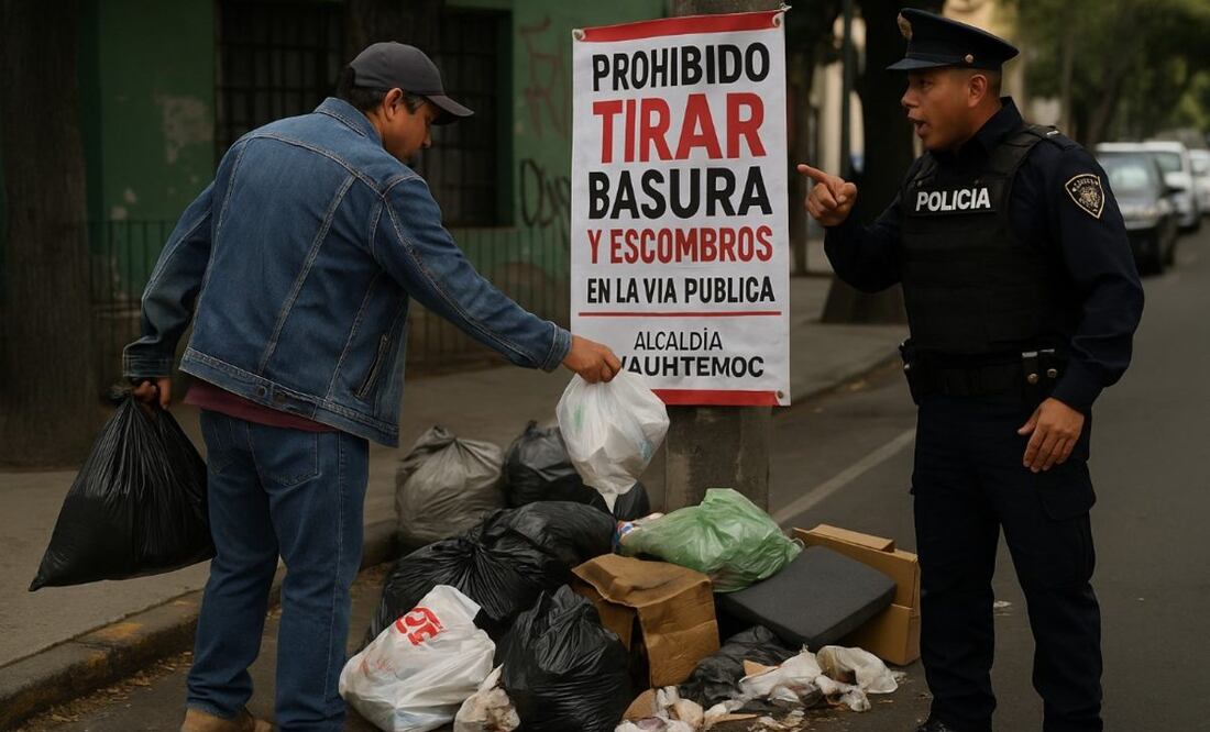 Alcaldía Cuauhtémoc. Foto: (IA)