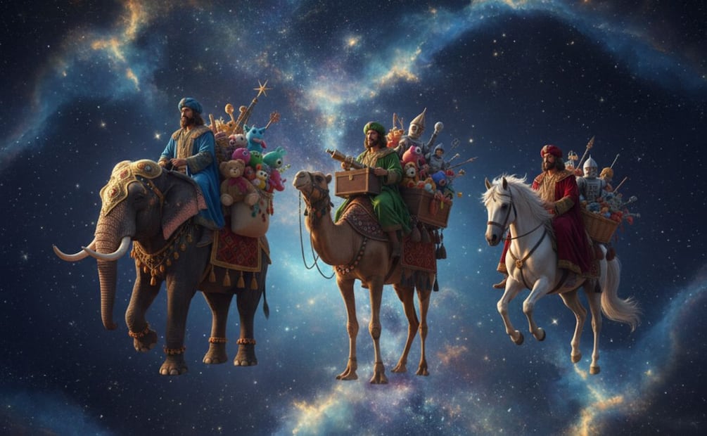 Imagen ilustrativa: IA (¿Por qué a los niños se les traen juguetes el 6 de enero?)