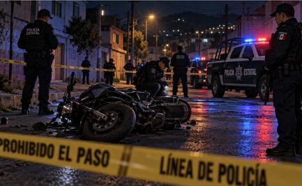 Cacería en Ecatepec: Persiguen a motociclista, le meten 8 tiros y lo matan 