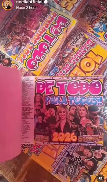 Piratería de Noelia (Foto: Instagram)