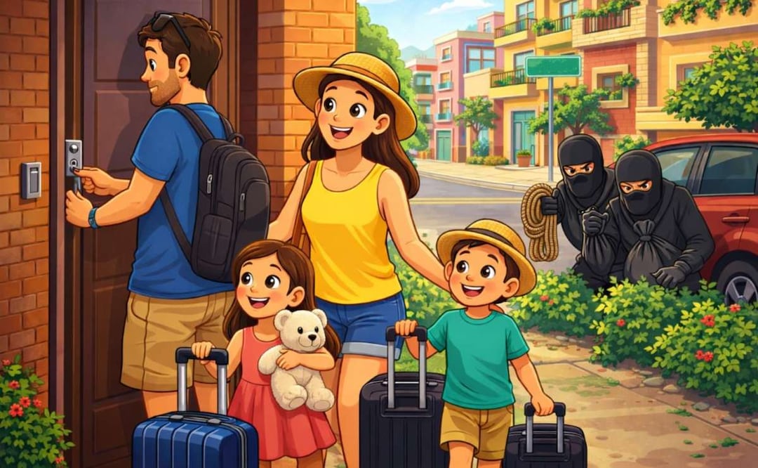 ¿Dejarás tu casa sola en Semana Santa? Evita robos durante las vacaciones con estas recomendaciones. Foto: (IA)