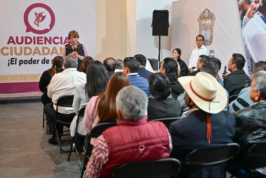 Foto: Especiales (Delfina Gómez en 4 Audiencia Ciudadana)