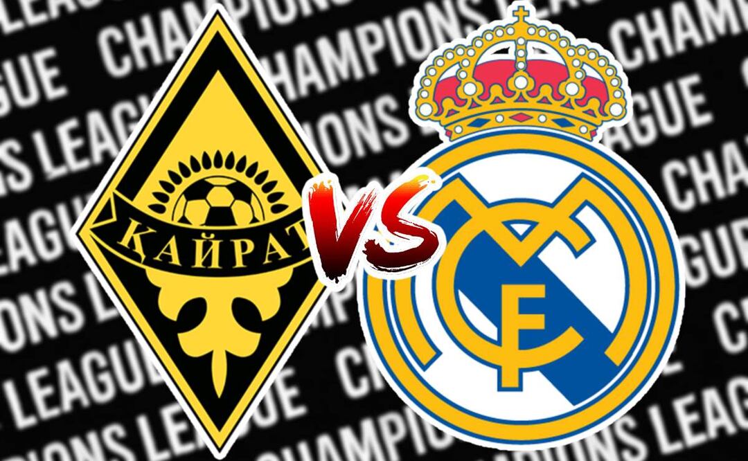Real Madrid vs Kairat Champions League. Foto: (Especial)