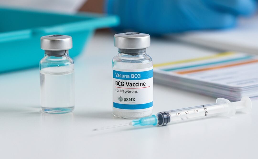 Imagen ilustrativa: IA (Vacuna BCG contra tuberculosis para recién nacidos: Inicia su distribución en México  )