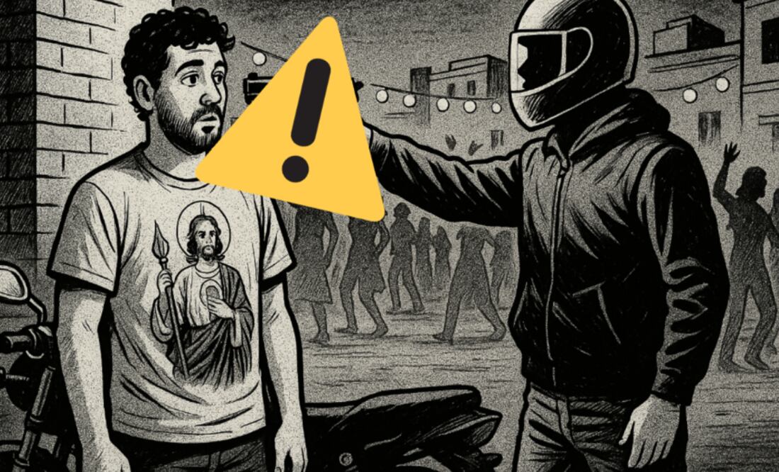 Homicidio en baile de San Judas Tadeo (Foto: Creada con IA)