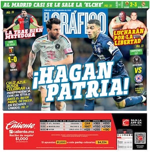 Portada El Gráfico | Miércoles 16 de septiembre de 2026