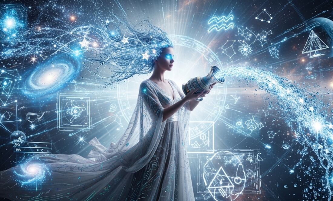 Acuario, horóscopos El Gráfico (Foto: Creada con IA)