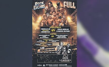 ¿Cuándo y dónde será el evento Rock & Luchas en la Ciudad de México?