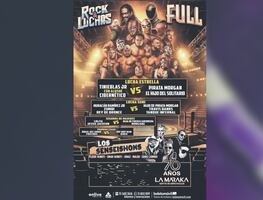 ¿Cuándo y dónde será el evento Rock & Luchas en la Ciudad de México?