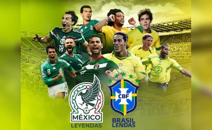 México vs Brasil: Fecha, Horario y Canales de transmisión para ver EN VIVO el juego de leyendas