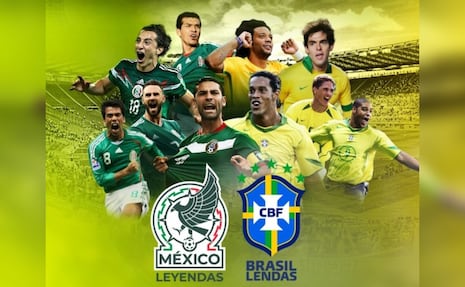 México vs Brasil: Fecha, Horario y Canales de transmisión para ver EN VIVO el juego de leyendas