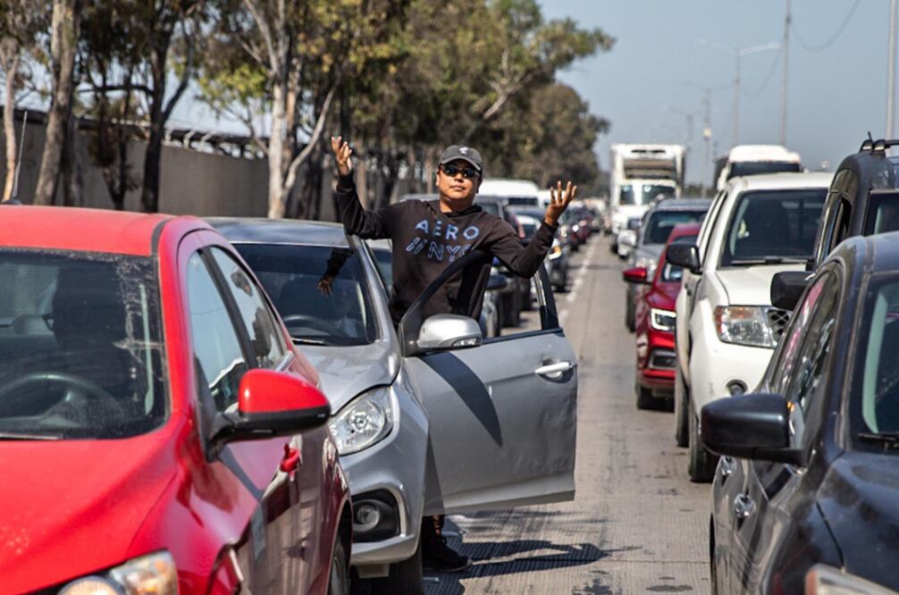 Tráfico en la CDMX (Foto: Cuartoscuro)