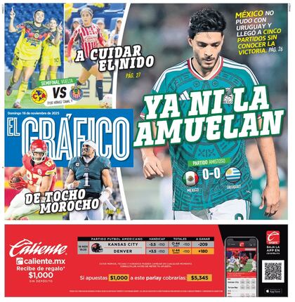 Portad El Gráfico | Domingo 16 de Noviembre