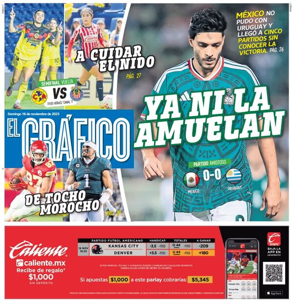 Portad El Gráfico | Domingo 16 de Noviembre
