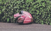 Fuerte accidente en el Circuito Exterior Mexiquense: Le aplastan la cabeza a mujer en moto y muere