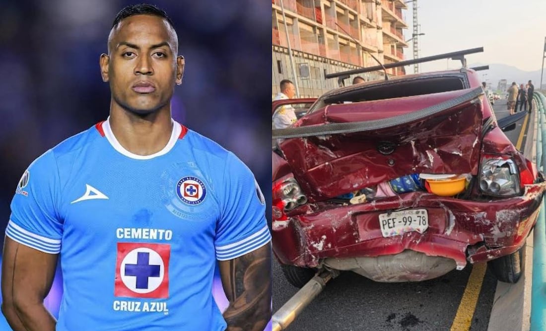 Willer Ditta choca su camioneta BMW. Foto: (Especial)