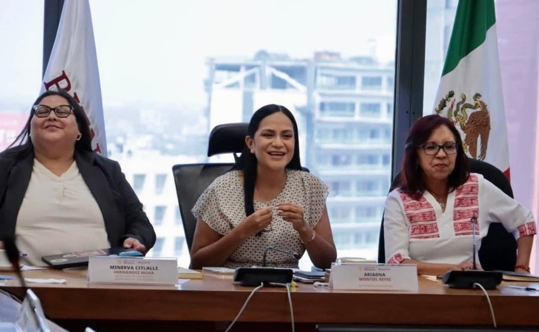 Foto: Especiales (Ariadna Montiel supervisa Plan de Justicia Para Trabajadores Agrícolas de San Quintín)