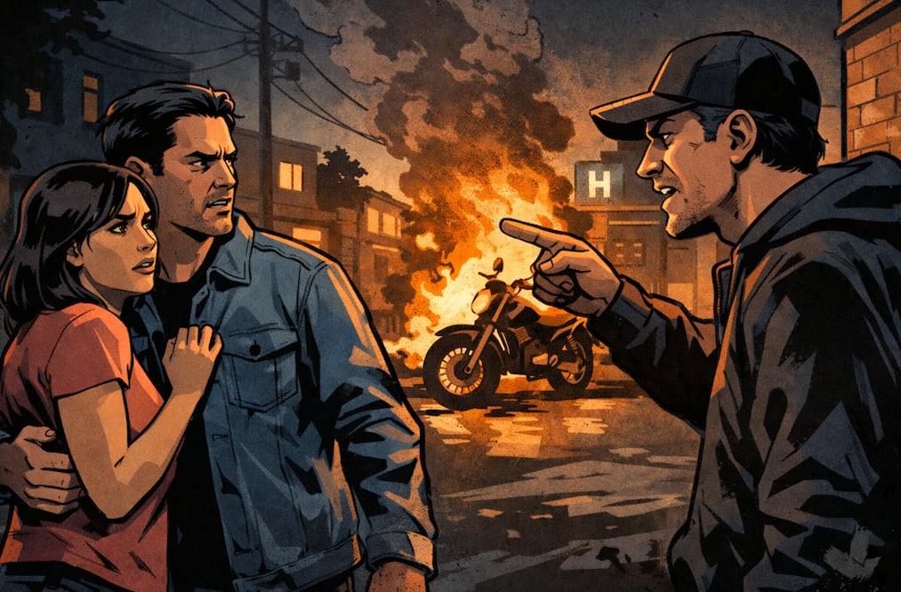 Vecino cumple su amenaza y acaba con la vida de Elizabeth, en Venustiano Carranza (Foto: Creada con IA)