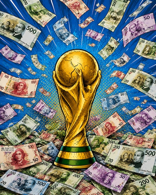 Mundial deja grandes ganancias (IMAGEN HECHA CON IA)