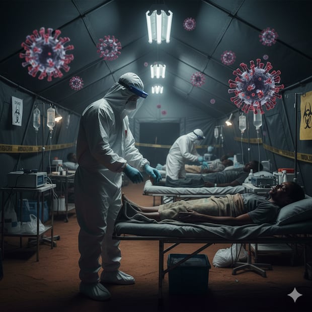 Imagen ilustrativa: IA (Ebola)