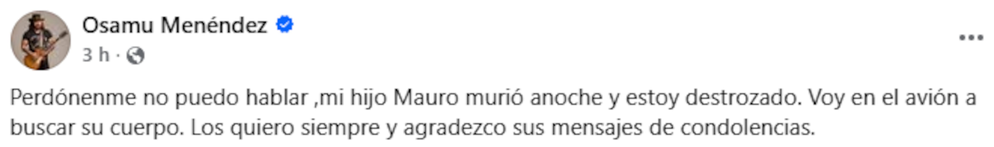 Confirman muerte de hijo de Aylín Mujica (Captura de Pantalla)